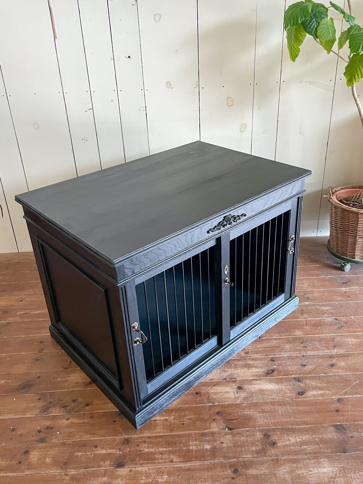 フクロウ用バードゲージW1000オーダーメイドアンティーク調鳥かごの