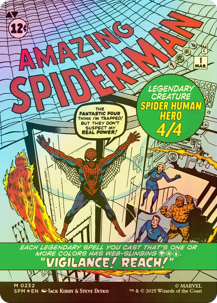 FOIL] ピーター・パーカー/Peter Parker No.232 (全面アート版) 【英語