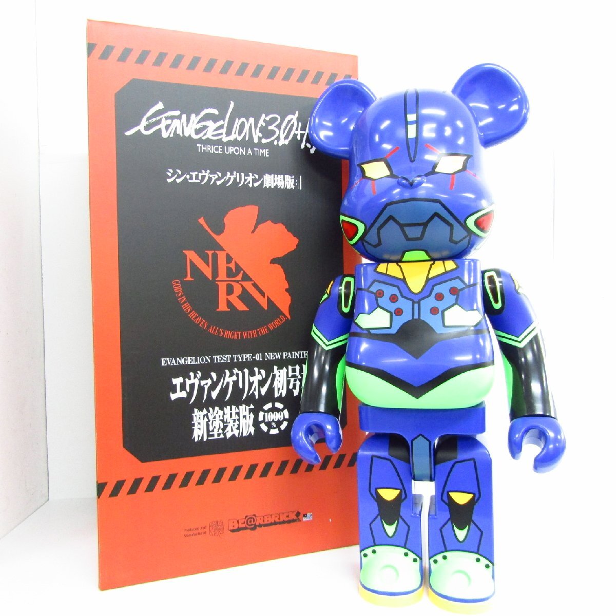 BE@RBRICK エヴァンゲリオン 初号機 （新塗装版）1000% 【公式通販】