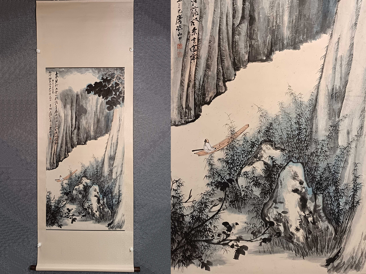 Zhengda 伝統的な中国の絵画の箱 Zhengda 伝統的な中国の絵画の箱