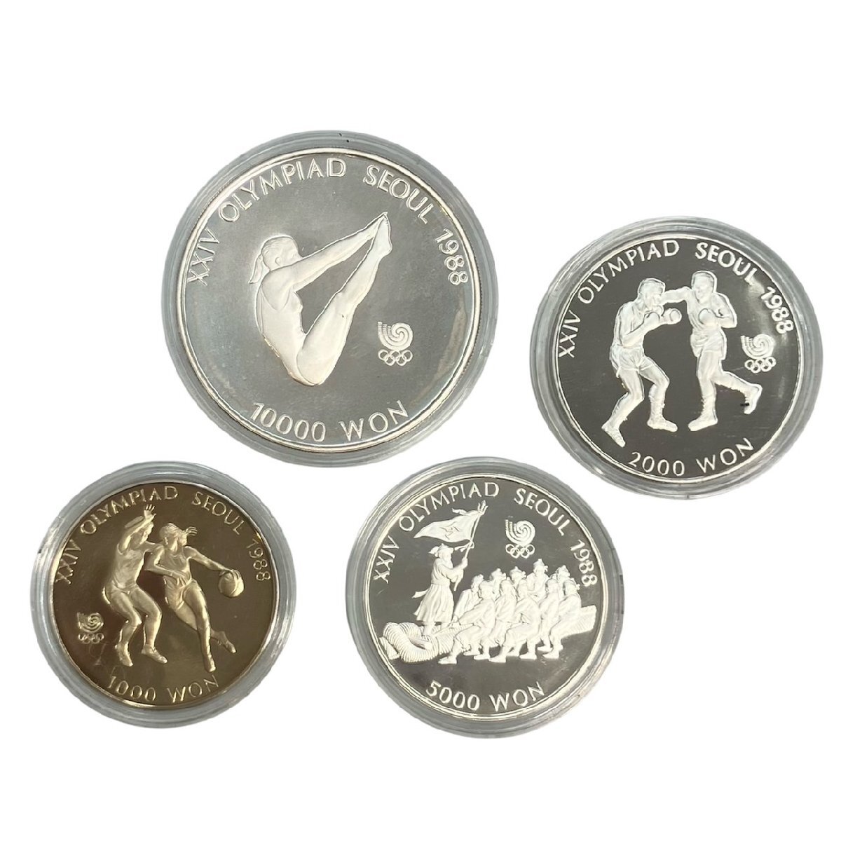 ◇ ソウル オリンピック 記念 硬貨 セット 1988年 銀貨 シルバー 銅