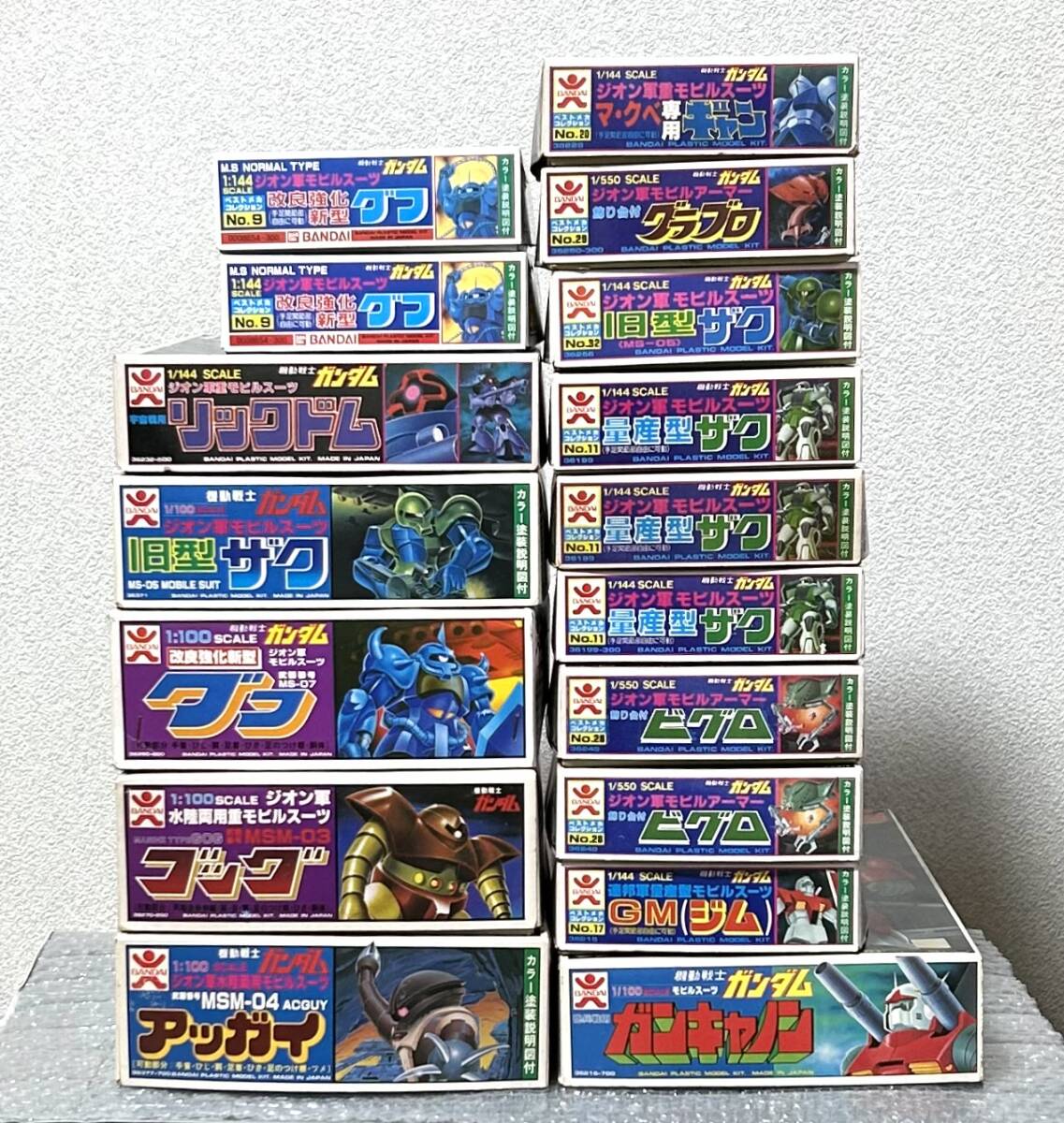 バラ売り可】旧キット☆17個セット バンザイマーク バンダイ 144 60