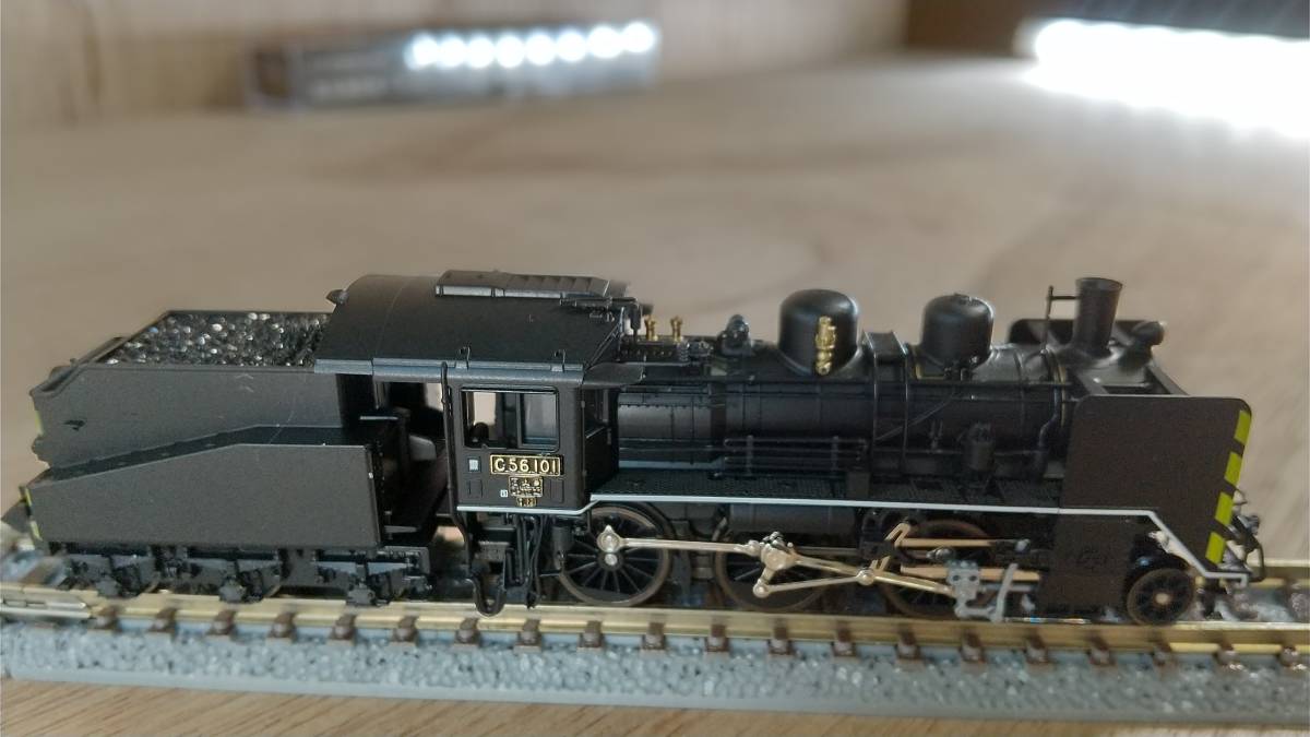 KATO京都駅店特製 C56形101号機 上諏訪機関区 ゼブラ塗装 KATO京都駅店