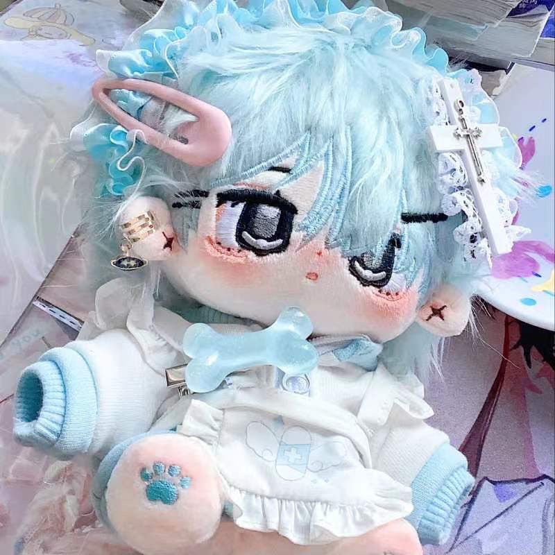 み*読様 自作ぬい ラベンダーミルクティーちゃん 無属性ぬいぐるみ み