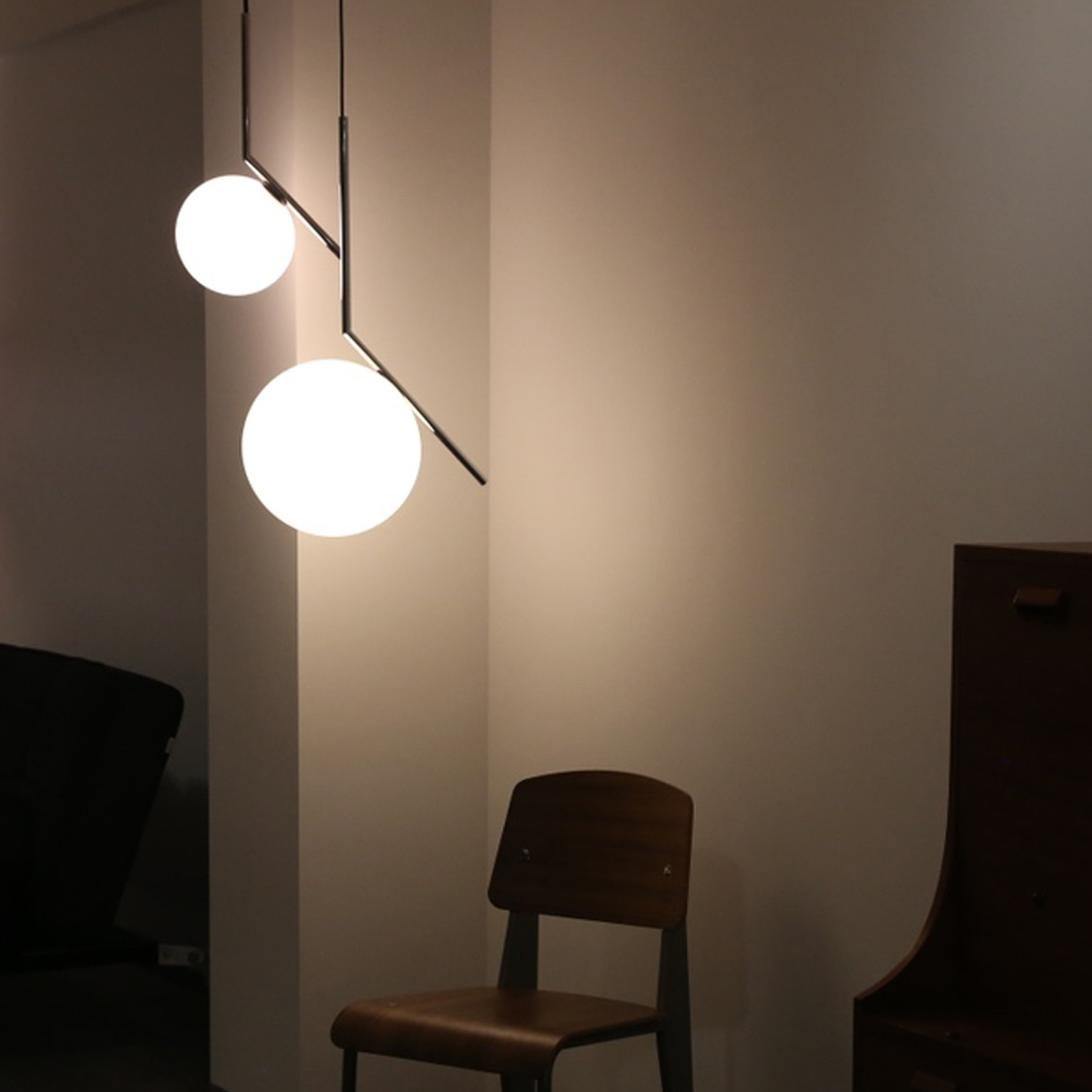 t*n様 FLOS IC Lights S2 シルバー ペンダントライト ルイス t*n様