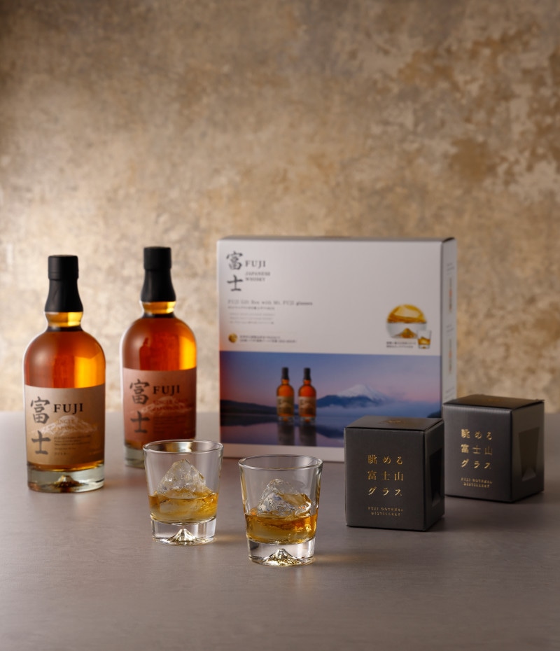 グラス付き】 キリン ジャパニーズウイスキー 富士 700ml 2本セット