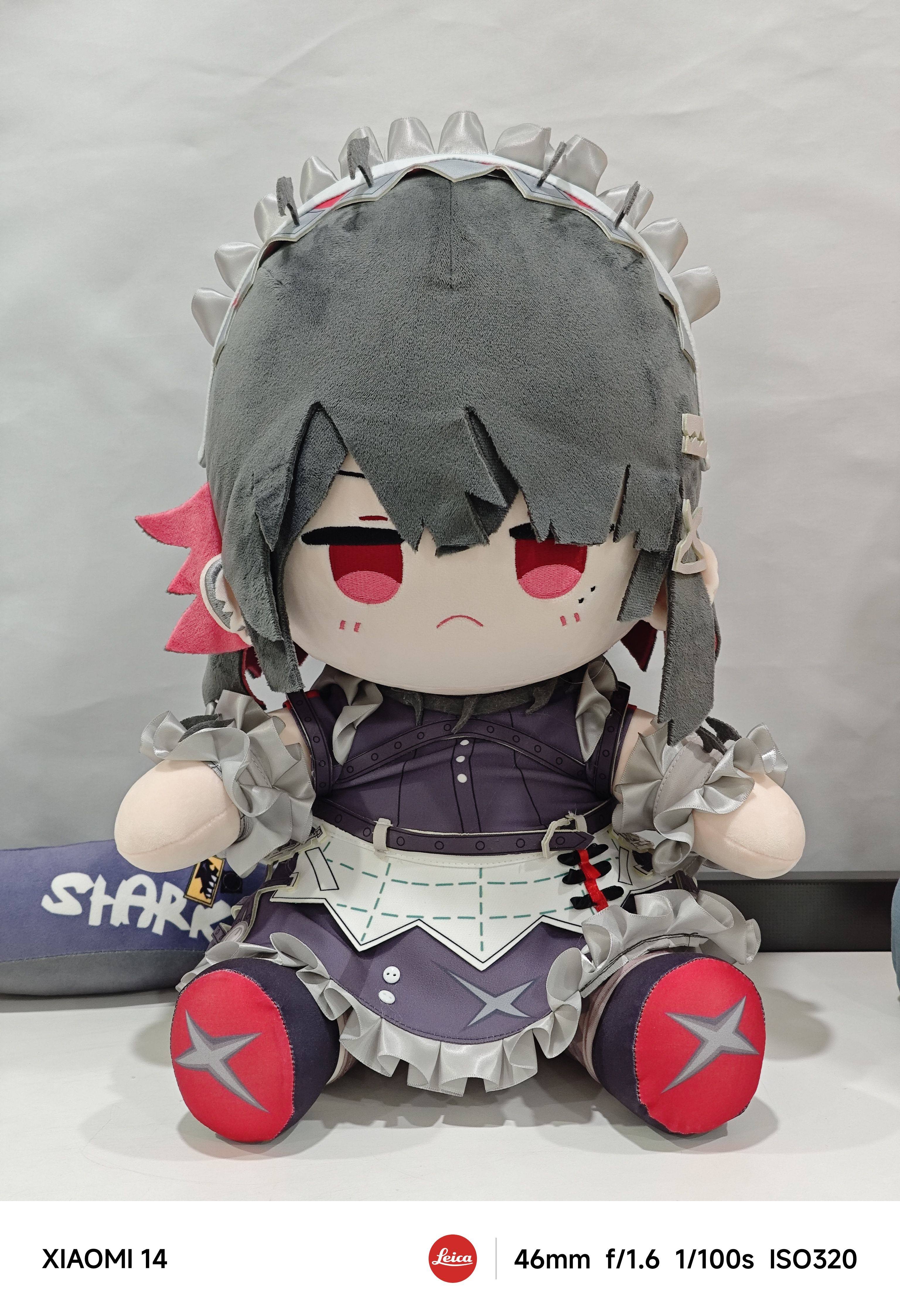 Game Zenless Zone Zero Ellen Joe Fufu Plush Doll w/Magnetic Tail