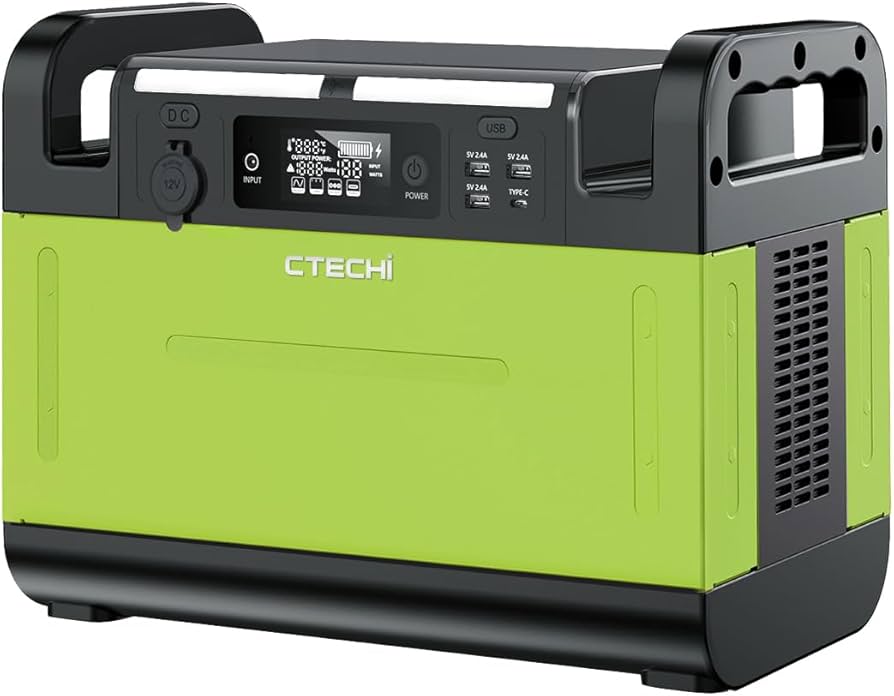 Amazon.co.jp: CTECHi ポータブル電源 大容量 1500W リン酸鉄リチウム