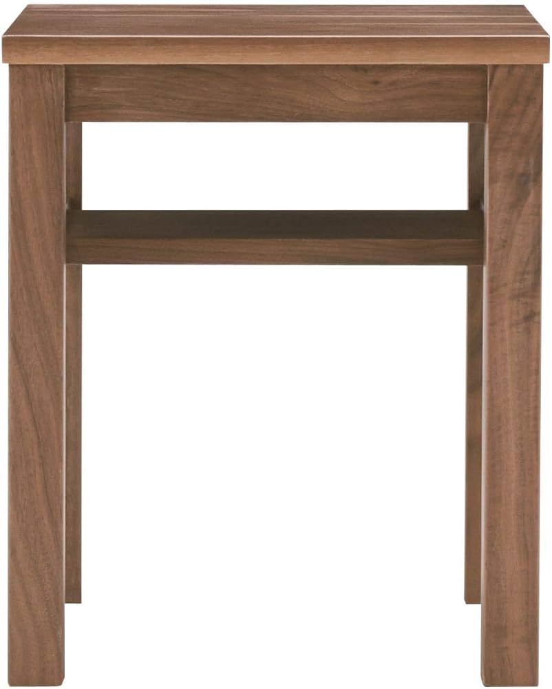 Amazon｜無印良品 木製サイドテーブルベンチ/板座/ウォールナット材 幅