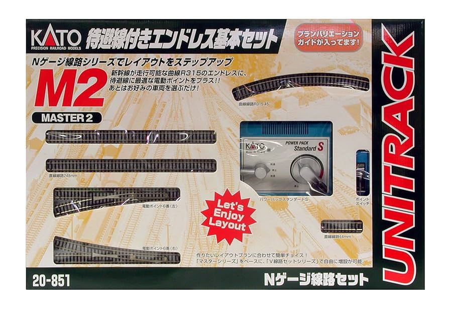 KATO カトー UNITRACK M2 待避線付きエンドレス線路基本セット