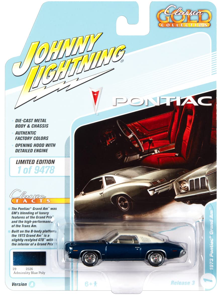 Amazon.com: Johnny Lightning 1973 Pontiac Grand Am, Factory Color