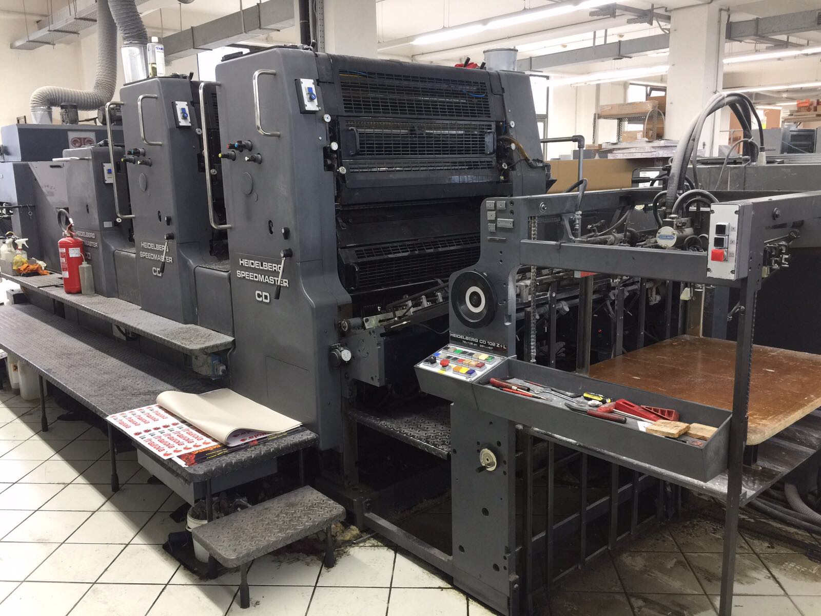 Machine's specifications - Heidelberg CD 102 Z+L Used machines