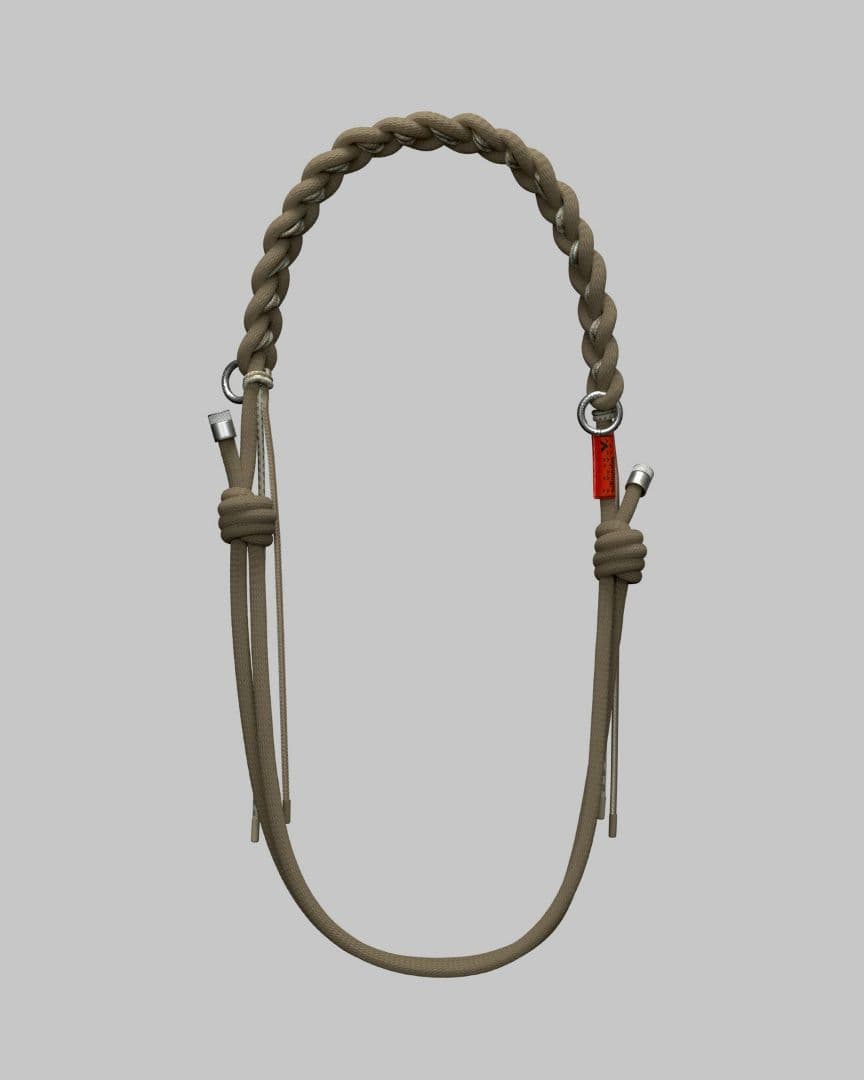 スマホアクセサリー TOPOLOGIE 8MM BRAIDED O-ROPE BUCKWHEAT Braided O-Rope - Buckwheat, 8.0mm