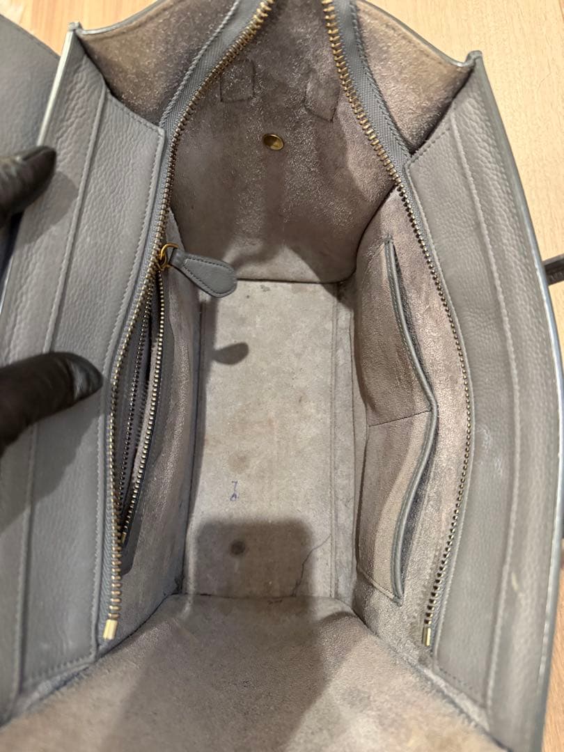 Meow Two様【値下げ】Céline グレー ハンドバッグ