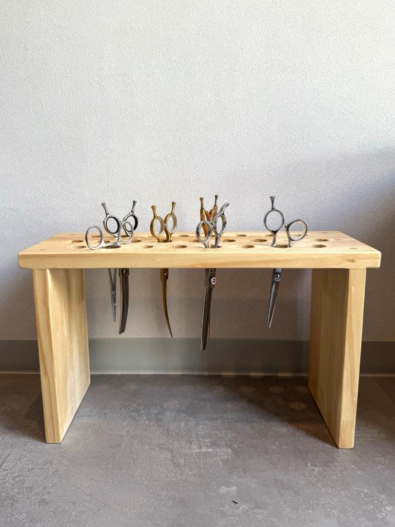 木製シザースタンド ☆オーダー停止中 木製シザースタンド | LilyBerry*Store*