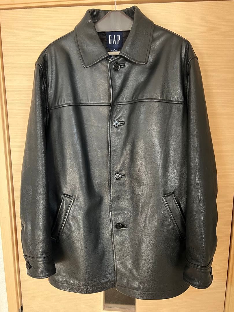 Old Gap レザーカーコート野村訓市氏着用同モデル
