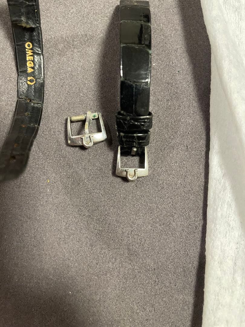 オメガ　OMEGA レディース　Qz 変えベルト付き