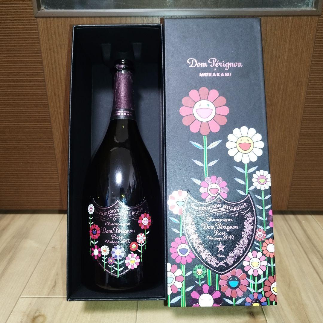 【限定コラボ】ドンペリ×村上隆　ロゼ ヴィンテージ 2010 空箱＆空瓶 限定コラボ商品】ドンペリ×村上隆 ロゼ ヴィンテージ 2010 空箱＆空瓶