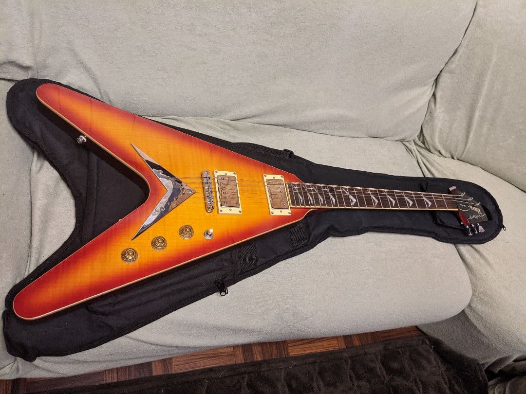 ギター HAMER Vector XT Used Hamer XT SERIES VECTOR V Vintage Pointy Electric Guitar Red 6