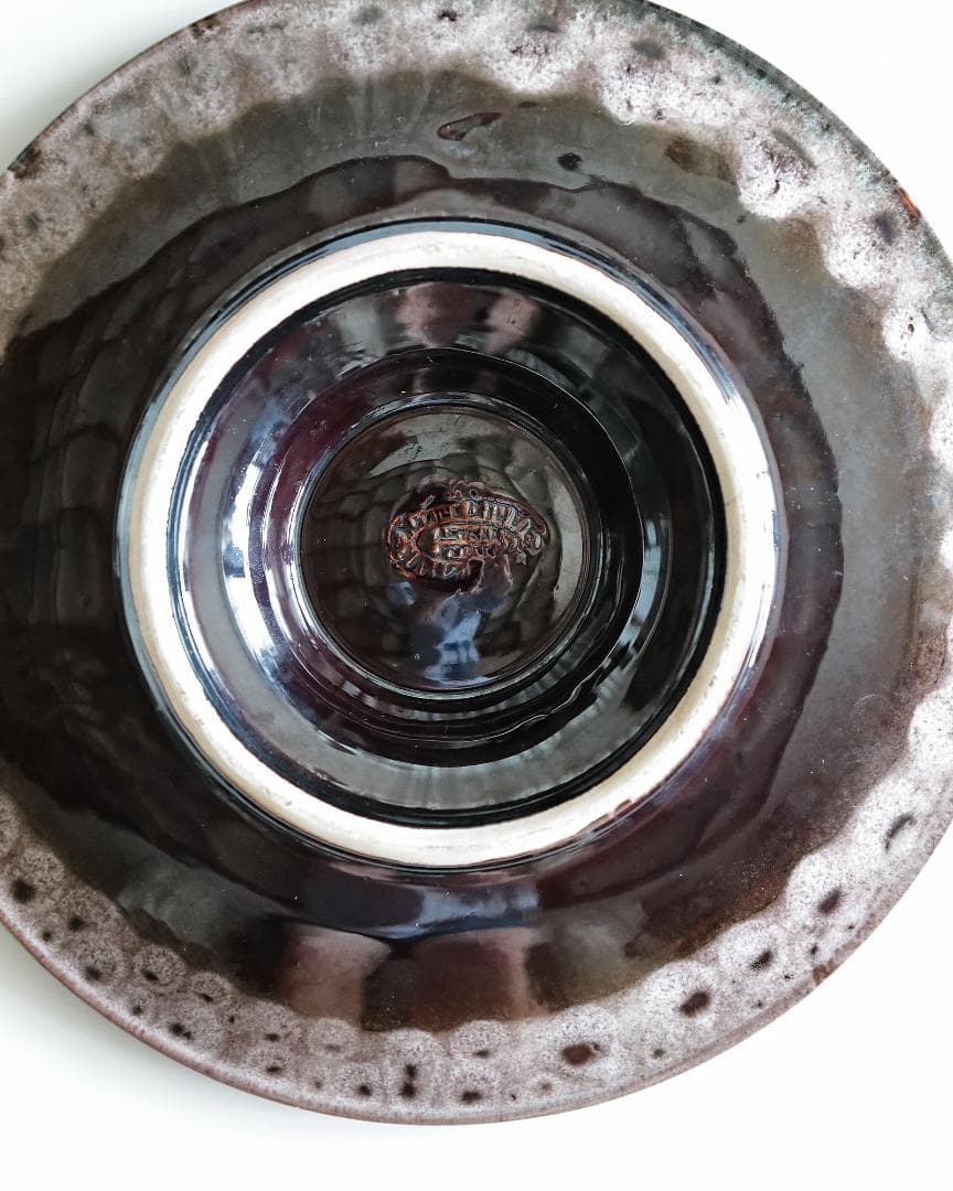 Marius Giuge (1909-1980) 制作 牡蠣用のお皿 *状態良